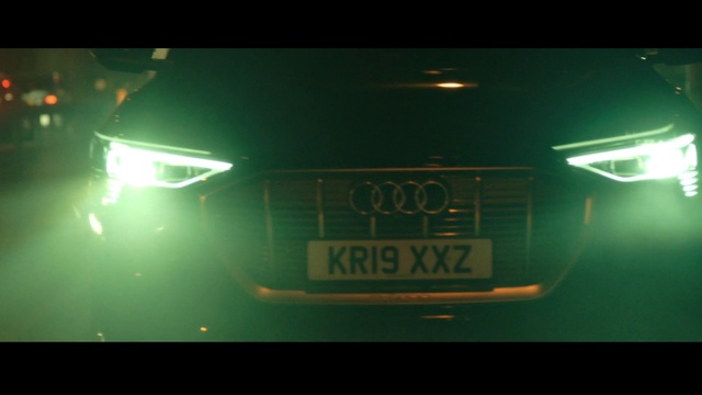 Video Reference: Automotive lighting, Green, Automotive design, Vehicle registration plate, Headlamp, Light, Mode of transport, Motor vehicle, Automotive exterior, Audi
