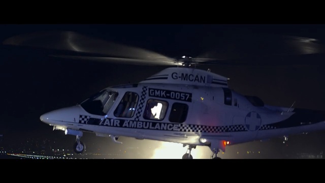 Video Reference: helicopter, helicopter rotor, aircraft, mode of transport, rotorcraft, atmosphere, sky, air travel, aerospace engineering, night