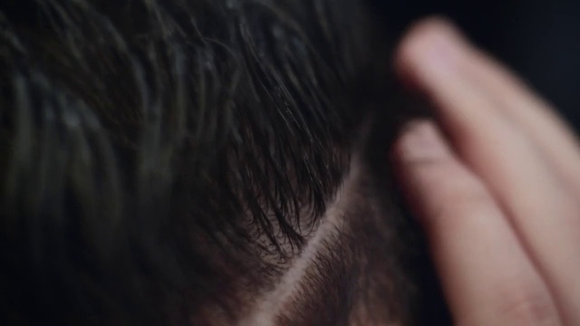 Video Reference: Hair, Hairstyle, Eyebrow, Brown, Close-up, Black hair, Skin, Brown hair, Forehead, Human