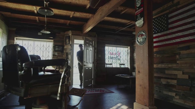 Video Reference: Property, Room, Building, Log cabin, House, Beam