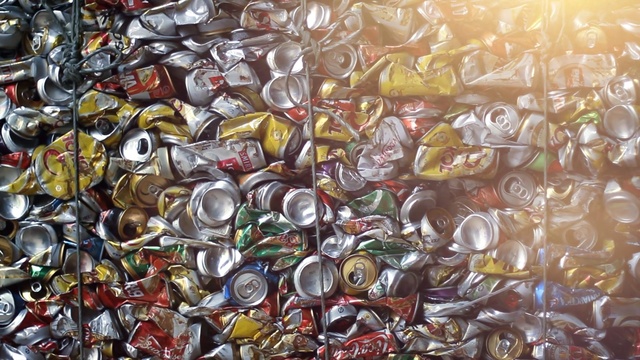 Video Reference: Aluminum can, Beverage can, Tin can, Recycling, Metal, Scrap, Glass, Art, Waste, Plastic
