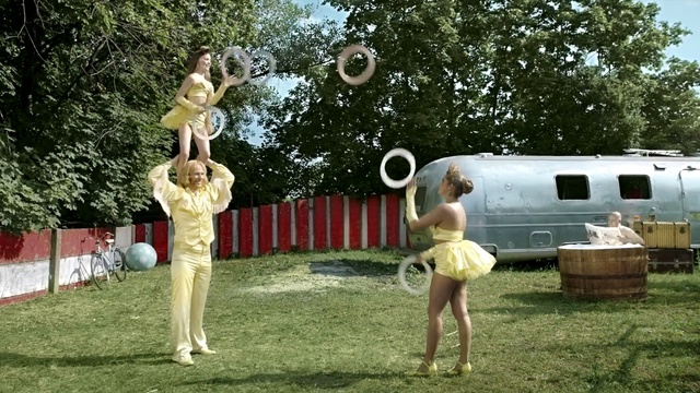 Video Reference: tree, grass, fun, plant, recreation, backyard, leisure, lawn, Person