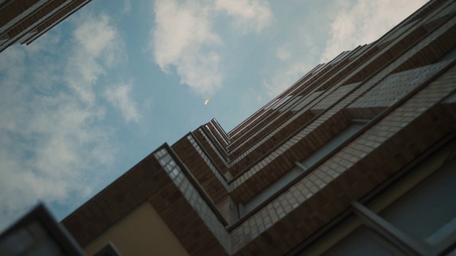 Video Reference: Sky, Daytime, Architecture, Blue, Cloud, Line, Urban area, Building, Metropolitan area, Daylighting
