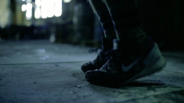 Video Reference: Footwear, Black, Blue, Shoe, Darkness, Light, Atmosphere, Water, Leg, Sky