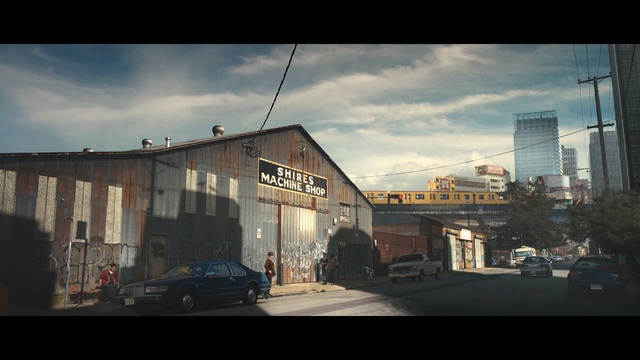 Video Reference: sky, urban area, car, town, cloud, city, infrastructure, road, residential area, building