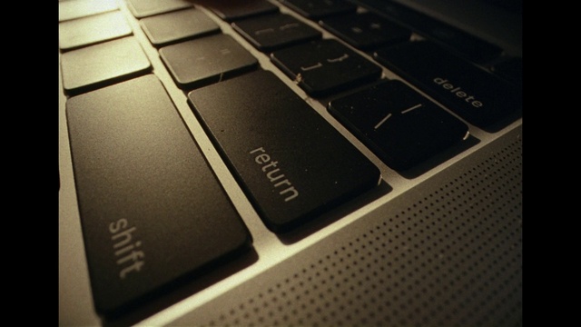 Video Reference: Black, Computer keyboard, Laptop, Electronic device, Technology, Electronic instrument, Close-up, Computer hardware, Metal, Netbook