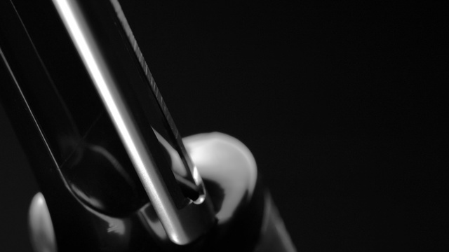 Video Reference: Black, Black-and-white, Still life photography, Monochrome photography, Bowed string instrument, Photography, Monochrome, String instrument, Audio equipment, Drinkware