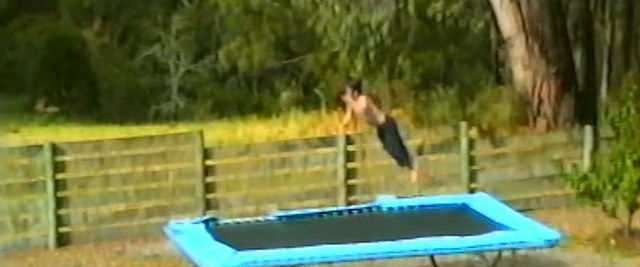 Video Reference: Leisure, Trampolining, Trampolining--Equipment and supplies, Trampoline, Fun, Sports equipment, Person