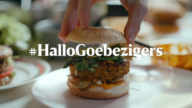 Video Reference: Dish, Food, Cuisine, Hamburger, Ingredient, Veggie burger, Patty, Slider, Junk food, Salmon burger