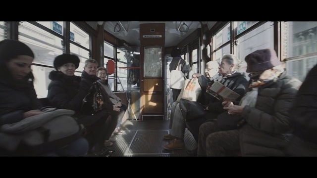 Video Reference: transport, mode of transport, passenger, public transport, car, vehicle, screenshot, pc game, Person