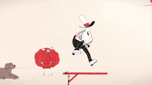 Video Reference: Red, Cartoon, Illustration, Graphic design, Art, Drawing, Graphics, Logo, Carmine