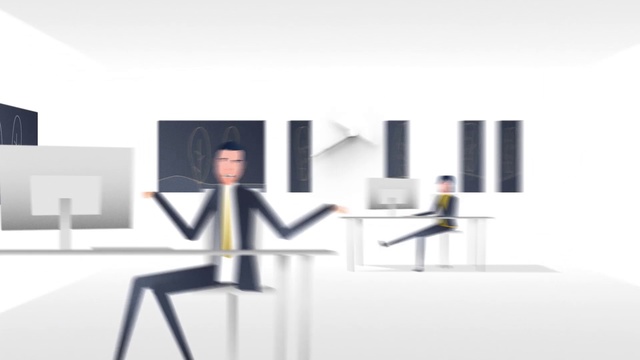 Video Reference: Standing, Furniture, Table, Line, Sitting, Material property, Interior design, Illustration