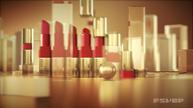 Video Reference: Red, Beauty, Lipstick, Material property, Cosmetics, Reflection, Liquid, Tints and shades, Still life photography, Person