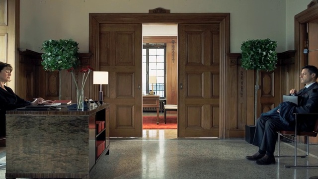 Video Reference: Room, Furniture, Property, Building, Interior design, Floor, Living room, House, Cabinetry, Hardwood, Person