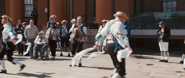 Video Reference: recreation, event, street, performing arts, performance, Person