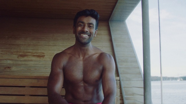 Video Reference: Barechested, Muscle, Chest, Abdomen, Chin, Arm, Standing, Bodybuilder, Jaw, Trunk