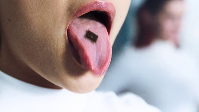 Video Reference: Tongue, Lip, Nose, Skin, Mouth, Organ, Chin, Close-up, Tooth, Ear