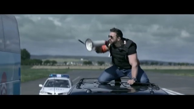 Video Reference: car, vehicle, mode of transport, screenshot, windshield, stunt performer, driving, Person