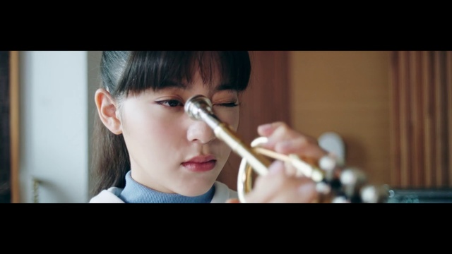 Video Reference: Face, Nose, Eyebrow, Lip, Beauty, Chin, Snapshot, Flautist, Black hair, Eye