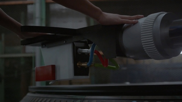 Video Reference: technology, glass, vehicle, machine, Person