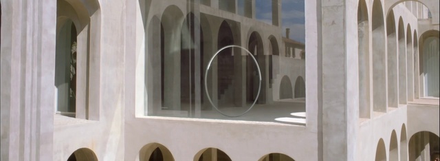 Video Reference: Architecture, Window, Room, Arch, Interior design, Circle, Glass