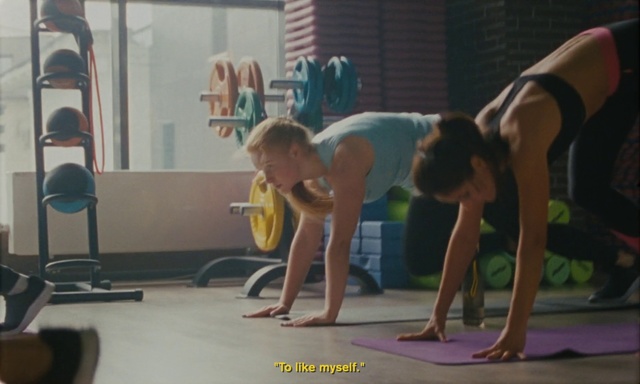 Video Reference: Physical fitness, Arm, Shoulder, Yoga, Leg, Press up, Joint, Muscle, Room, Thigh