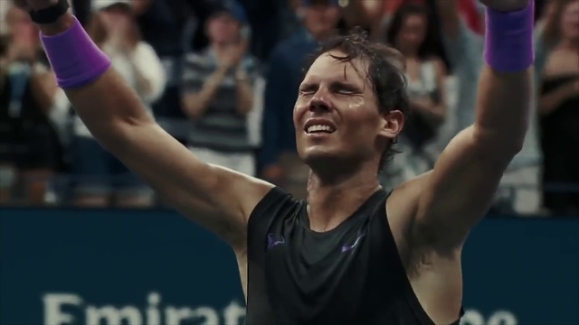 Video Reference: Tennis, Athlete, Arm, Sports, Championship, Individual sports, Competition event, Racquet sport, Muscle, Audience
