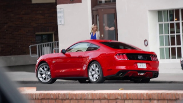 Video Reference: Land vehicle, Vehicle, Car, Red, Performance car, Sports car, Luxury vehicle, Automotive design, Supercar, Muscle car