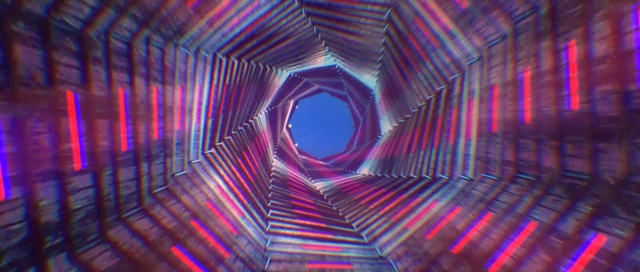 Video Reference: Purple, Light, Blue, Pink, Psychedelic art, Magenta, Fractal art, Pattern, Design, Graphics, Person