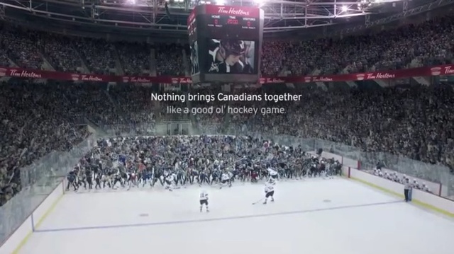 Video Reference: Sport venue, Arena, Crowd, Stadium, Player, Audience, Team sport, Ice hockey, Sports, Ice rink, Person