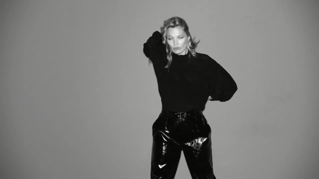 Video Reference: Black, Standing, Shoulder, Joint, Leg, Photography, Black-and-white, Outerwear, Photo shoot, Monochrome, Person