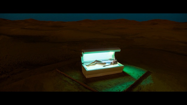 Video Reference: ecosystem, light, sky, landscape, lighting, desert, aeolian landform, night, screenshot, sand