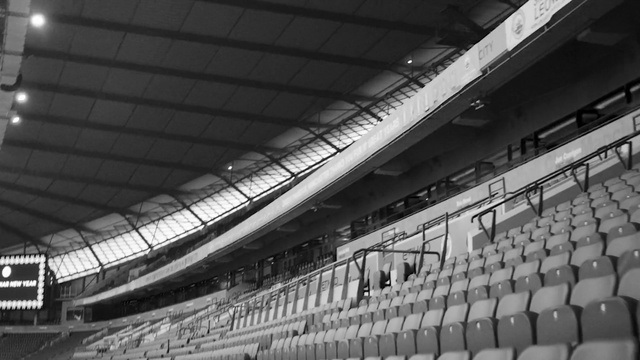 Video Reference: Sport venue, Stadium, Arena, Architecture, Black-and-white, Monochrome, Auditorium, Photography, Building, Monochrome photography