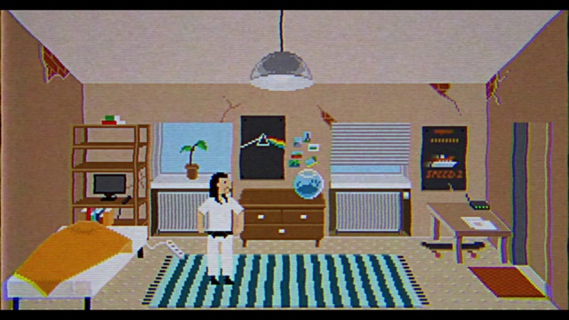 Video Reference: Room, Cartoon, Interior design, Illustration, World, Games, Screenshot, Furniture, Building, Pc game