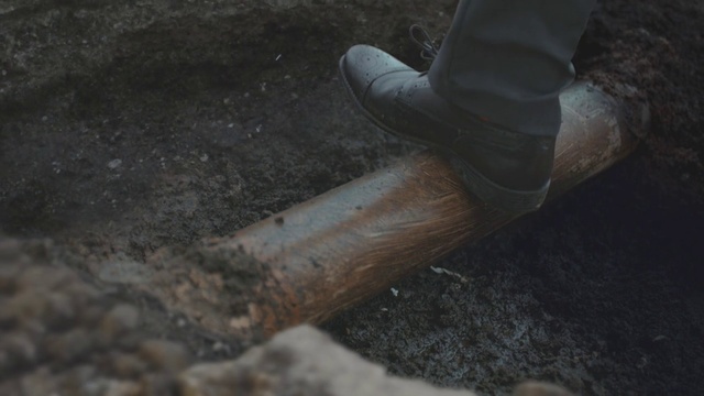 Video Reference: Hand, Footwear, Leg, Finger, Wood, Shoe, Soil