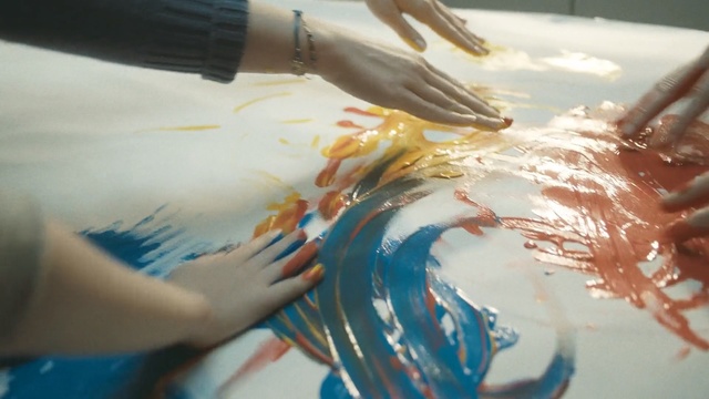 Video Reference: Water, Hand, Painting, Acrylic paint, Paint, Watercolor paint, Art