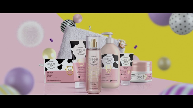 Video Reference: Product, Pink, Beauty, Skin, Violet, Graphic design, Material property, Font, Cosmetics, Skin care, Person