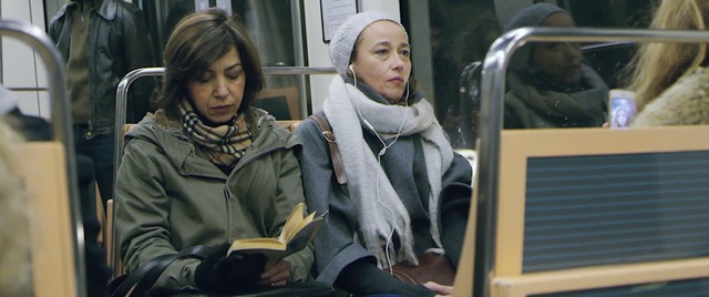 Video Reference: Human, Passenger, Sitting, Public transport