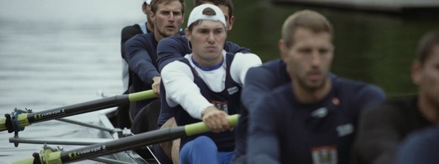 Video Reference: team, boating, sports, water, rowing, coxswain, recreation, team sport, personal protective equipment, boats and boating equipment and supplies, Person