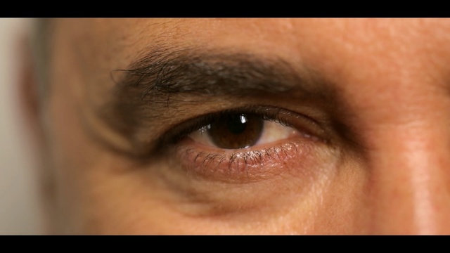 Video Reference: eyebrow, face, eye, skin, forehead, eyelash, nose, cheek, close up, chin, Person