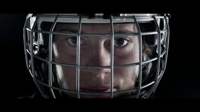 Video Reference: Sports gear, Helmet, Hockey protective equipment, Goaltender mask, Personal protective equipment, Mask, Headgear, Costume, Mouth, Face mask