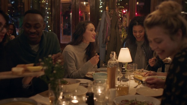 Video Reference: Meal, Restaurant, Dinner, Event, Rehearsal dinner, Supper, Interaction, Fun, Conversation, Banquet, Person