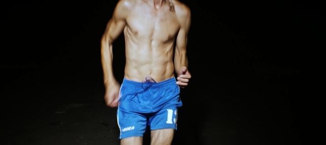 Video Reference: man, barechestedness, muscle, male, shoulder, joint, standing, abdomen, model, arm