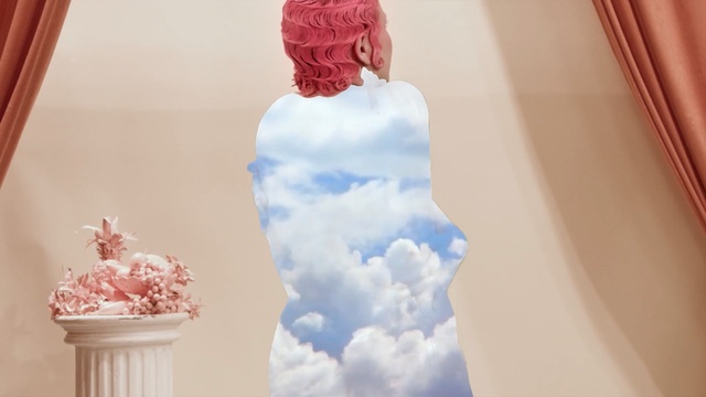 Video Reference: pink, shoulder, textile, girl, gown