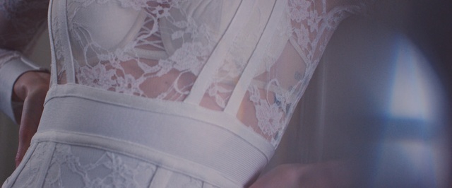 Video Reference: fashion, textile, girl, hand, joint, transparency and translucency, back, haute couture, space, Person