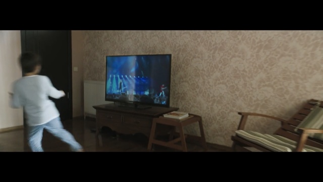 Video Reference: blue, television, design, multimedia, screenshot, media, darkness, conversation