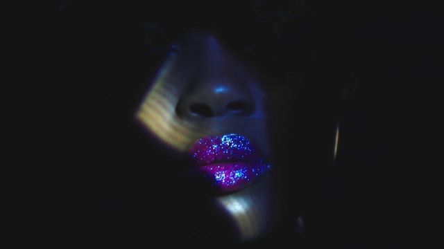 Video Reference: Blue, Light, Purple, Darkness, Violet, Water, Lip, Electric blue, Night, Photography