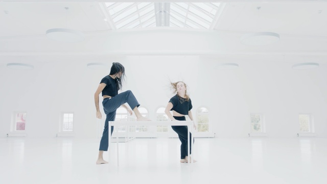 Video Reference: White, Standing, Blue, Shoulder, Fashion, Footwear, Leg, Photography, Shoe, Stock photography, Person