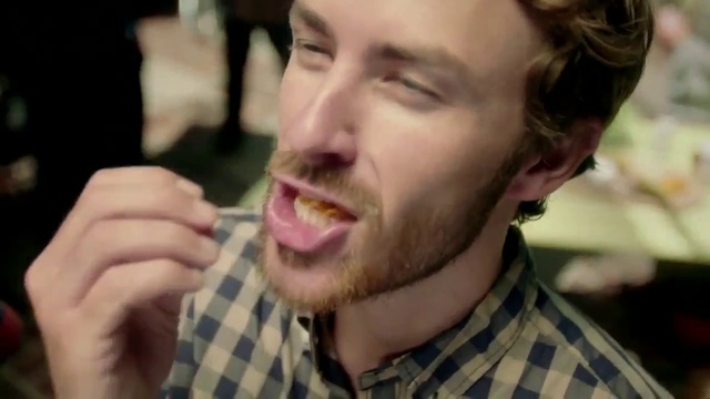 Video Reference: Face, Hair, Nose, Cheek, Lip, Eyebrow, Tooth, Facial expression, Chin, Eating