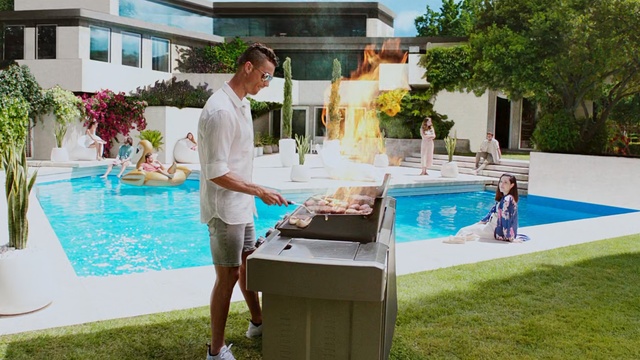 Video Reference: Property, Leisure, Swimming pool, Real estate, Fun, Grass, House, Backyard, Table, Vacation